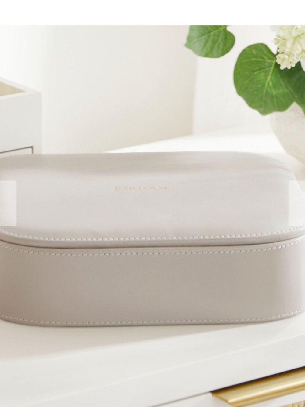 NIB Pottery Barn Peyton Jewelry Box